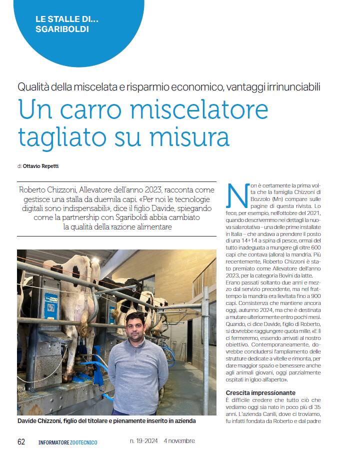 UN CARRO MISCELATORE TAGLIATO SU MISURA - IZ n° 19