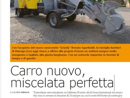 Carro nuovo, miscelata perfetta -Az. Agr. Babieri  Dal N° 6 di ALLEVATORI TOP