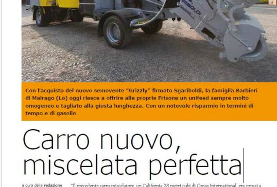 Carro nuovo, miscelata perfetta -Az. Agr. Babieri  Dal N° 6 di ALLEVATORI TOP